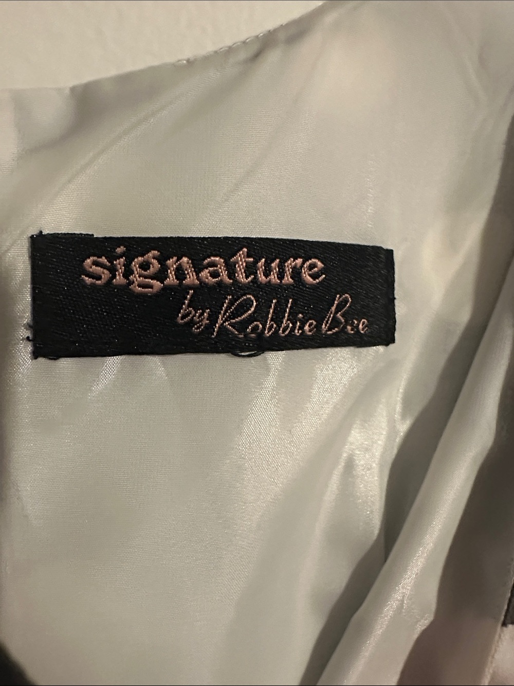 Signature by Robbie Bee Gray and White Polka Dot Sleeveless Dress - Picture 2 of 3